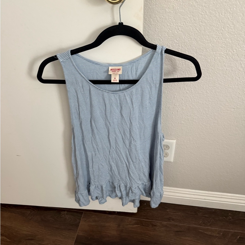 Mossimo Supply Co. Blue Tank Top